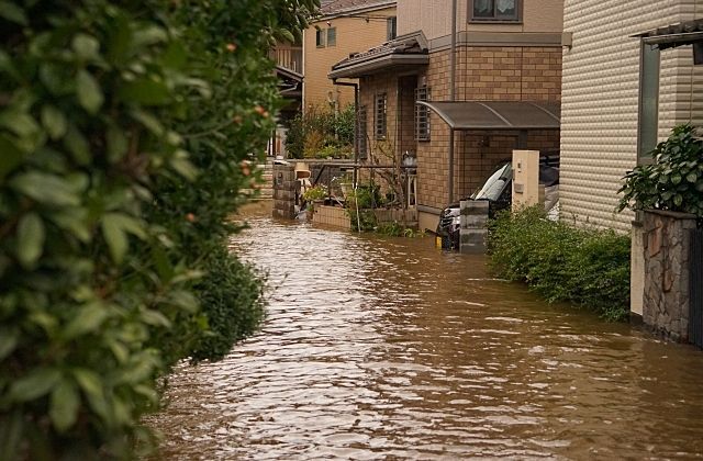 福岡市の洪水浸水ハザードマップは1000年に1度の最大降雨量に設定されています